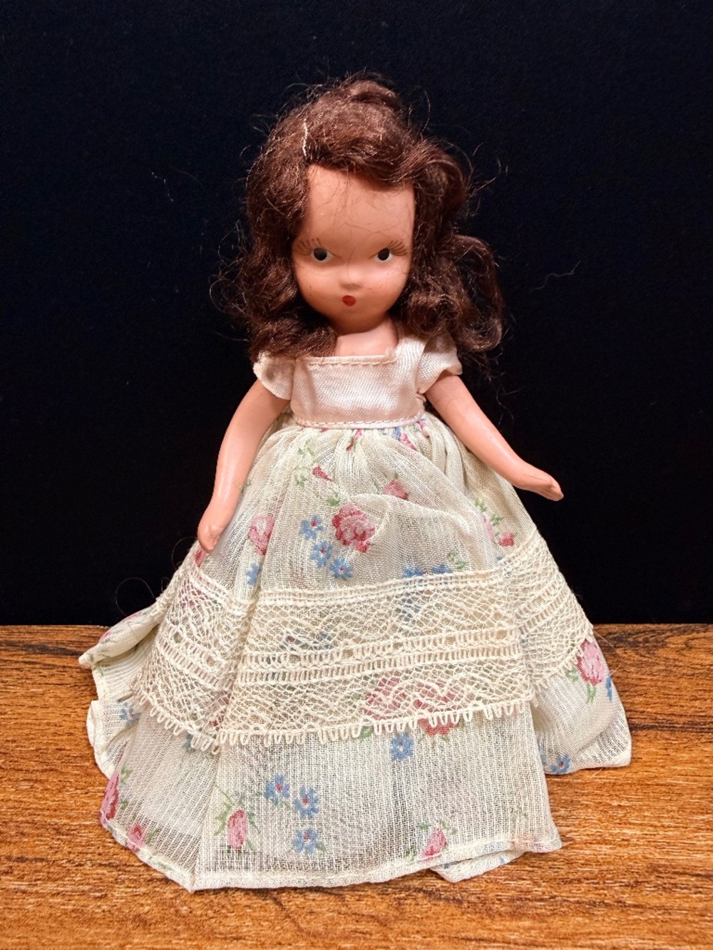 1930s NANCY ANN Storybook Dolls Brown Haired Doll